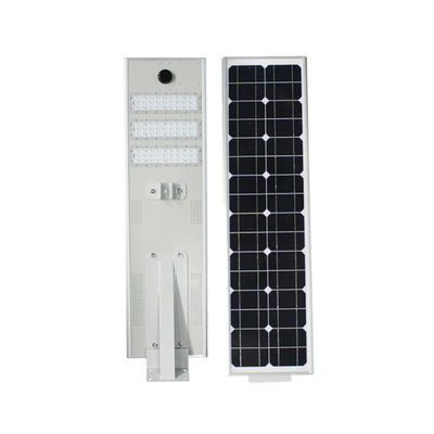 Chine aluminium solaire tout de réverbères 50W dans les lumières solaires extérieures solaires d'un de LED de réverbère détecteur radar pour l'allée fournisseur