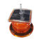 feu de balisage marin solaire ambre de l'aquiculture 2-3NM avec la lampe d'avertissement de navigation solaire de transitoire d'oiseau pour le bateau de bateau fournisseur
