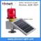lampe d'avertissement solaire rouge d'aviation légère de l'obstruction 30LED avec le panneau solaire pour bâtiment de grue à tour le haut fournisseur